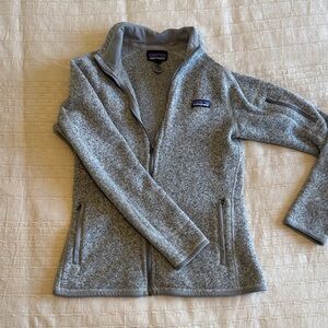 Patagonia Heather Gray Full-Zip Women's Fleece Jacket